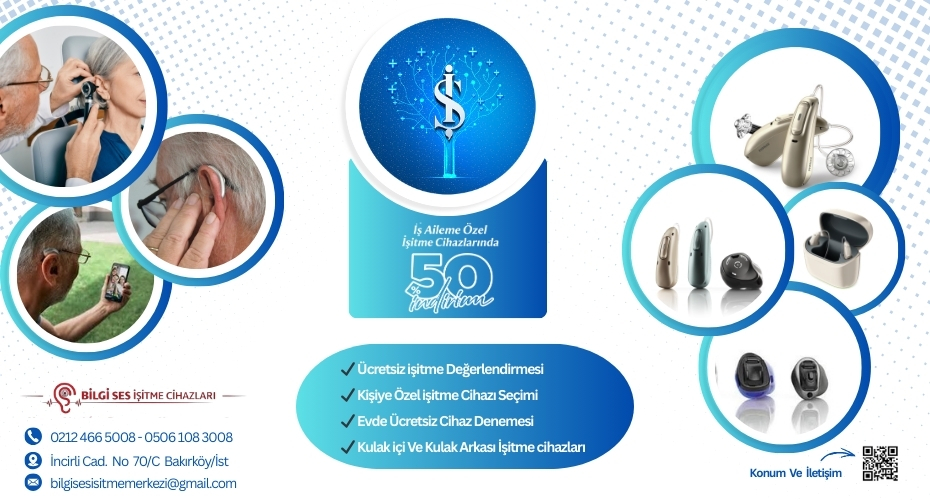 İŞ BANKASI EMEKLİLERİNE ÖZEL İŞİTME CİHAZI ALIMLARINDA % 50 İNDİRİM